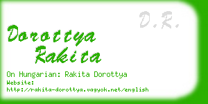 dorottya rakita business card